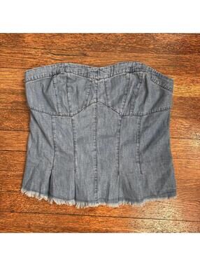Free People Women's Blue and Navy Corset